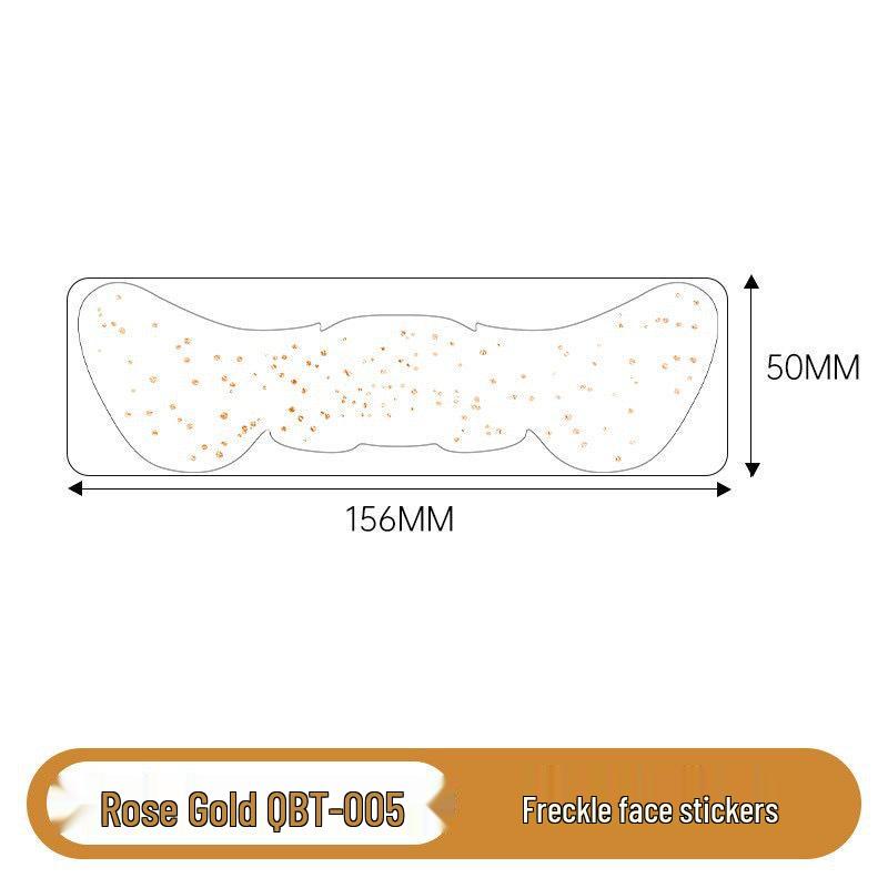 Gold & Silver Glitter Waterproof Christmas Freckle Tattoo Stickers for Party Makeup