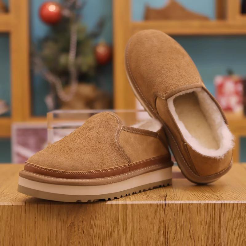 UGG Hayden Легкие Удобные Прочные Низкие Повседневные Мужские Туфли Коричневые 1158354-CHE