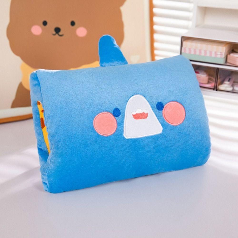 Мультяшная плюшевая подушка Kawaii, милая плюшевая игрушка, милая офисная подушка для сна, детская игрушка-варежка