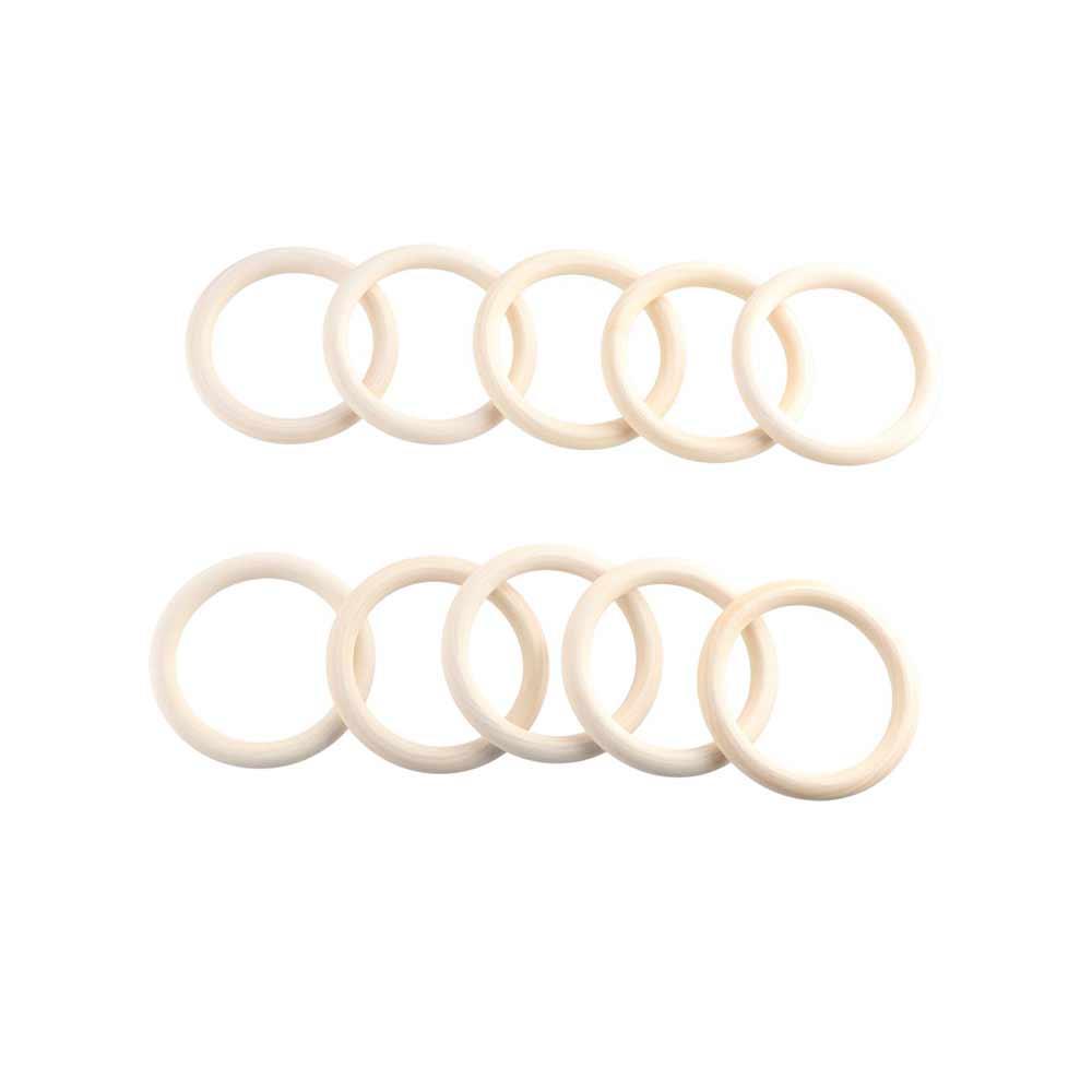 Making Bracelets Natural Wood Ring DIY Project Crafts Circle Ring Wood Crafts Wood Hoops Ornaments