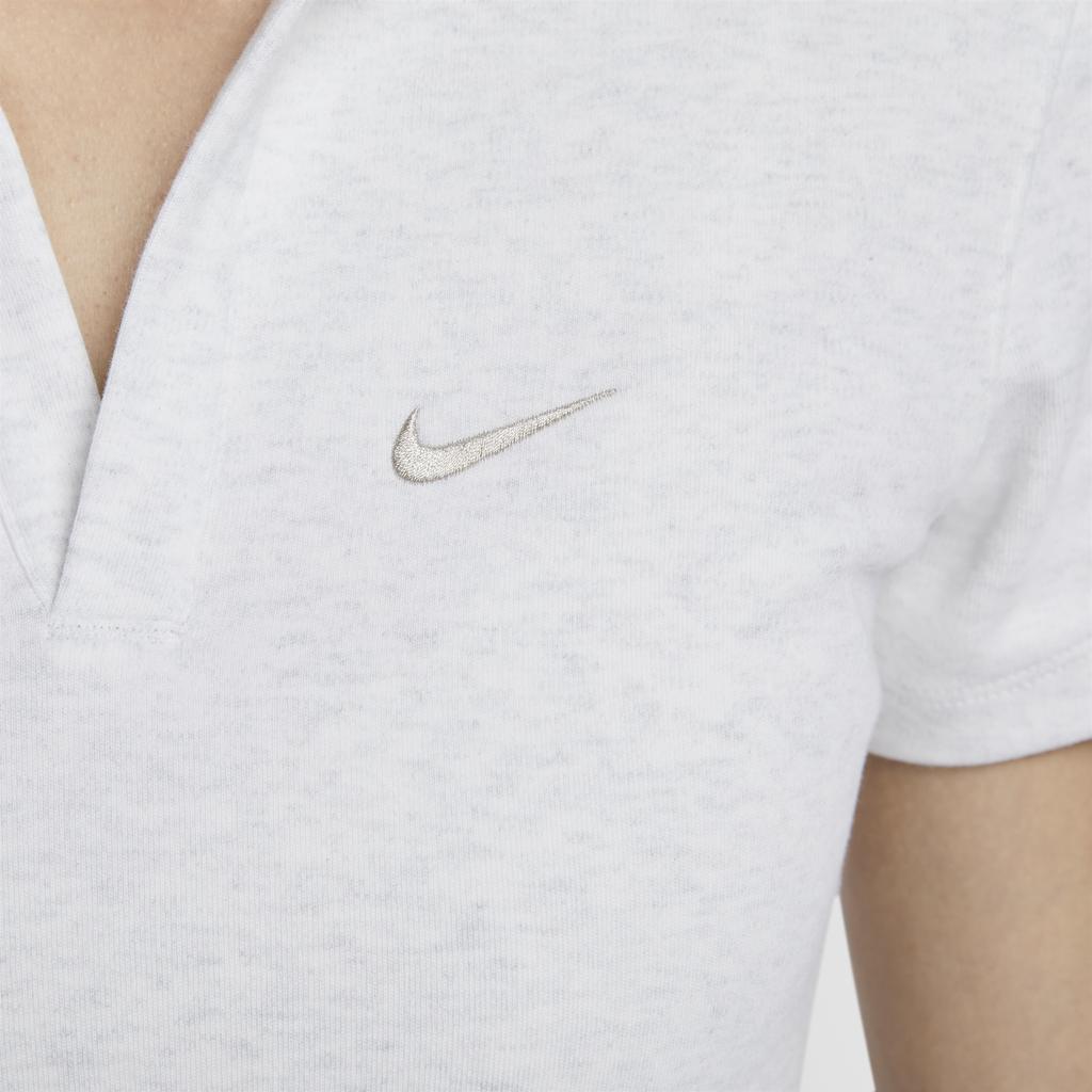 (WMNS) Мужская рубашка-поло Nike Sportswear Essential Азиатский размер 'Белый' DV7885-051