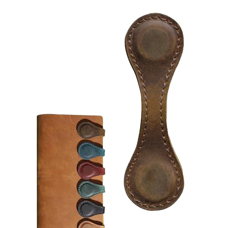 Кожаные закладки Практичные магнитные закладки Двусторонние магнитные пряжки Закладки для блокнотов Зажимы для страниц Подарок