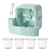 Quickly Cooling Ice Cube Storage Box 4 Ice Cups Small Fans Portable Electric Fans Cooler  Summer