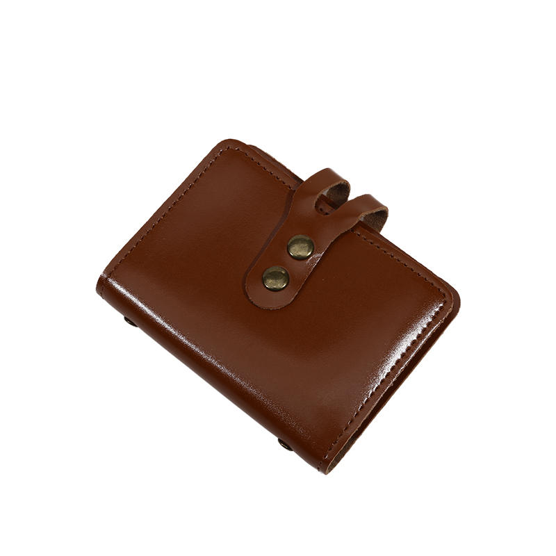 Мужская сумка для карт из искусственной кожи с большой емкостью, винтажная застежка, противоугонный чехол для кредитных карт, прозрачный бумажник для визиток