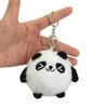 Cute Cartoon Panda Plush Keychain Doll Fat Toy Bag Hanging Ornament Pendant Mini Doll