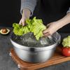 Meichu 304 Stainless Steel Rice Washing Basin and Strainer Set