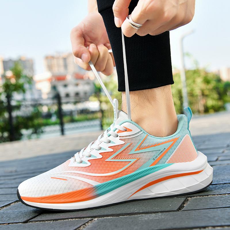 Модные мужские кроссовки для бега с полной ладонной карбоновой пластиной, спортивная обувь для марафона, амортизирующие кроссовки для легкой атлетики, кроссовки для пар 36-44