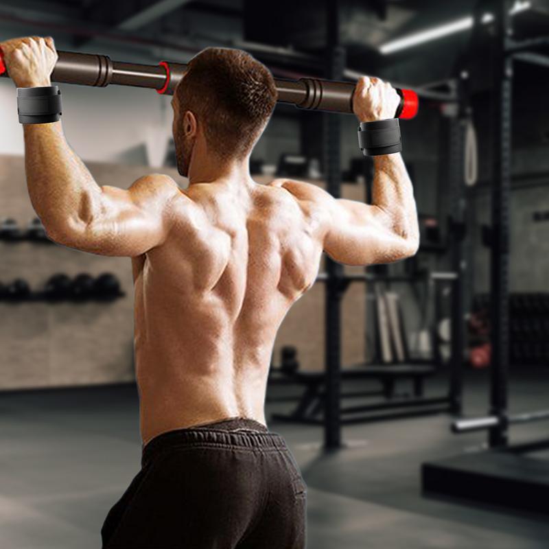 Weight Lifting Hook Grips With Wrist Wraps Hand-Bar Wrist Strap Gym Fitness Wrist Support Lift Strap Pull-up Hook