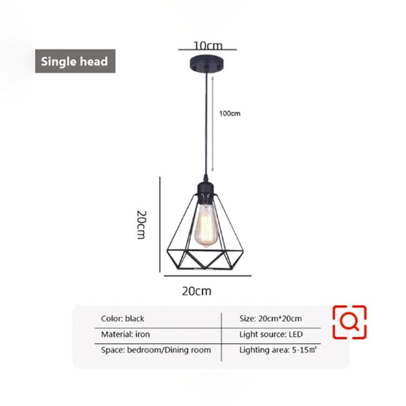 Nordic LED Подвесной светильник из дерева, черно-белый, для спальни, столовой, фона, домашнего внутреннего освещения