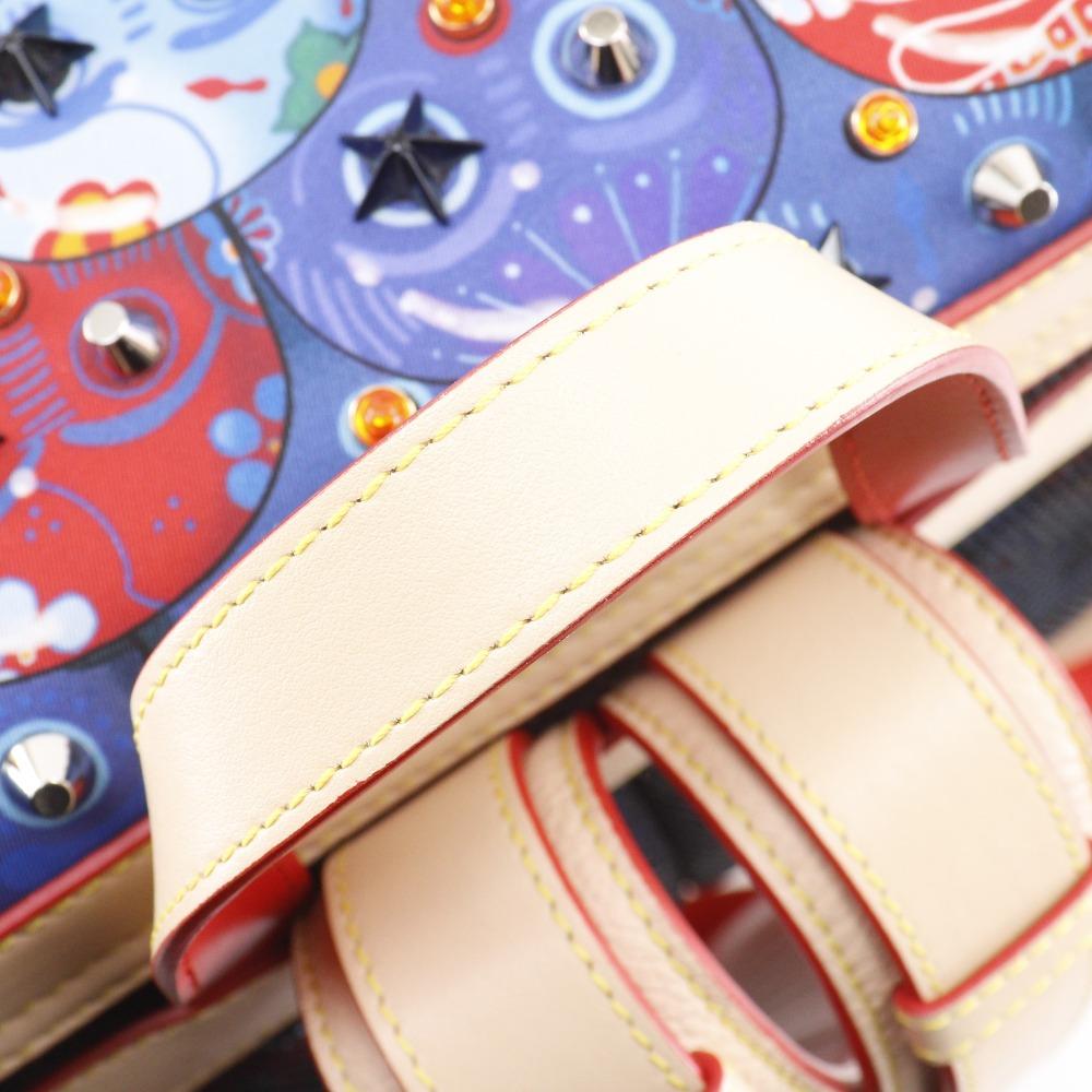 Christian Louboutin Рюкзак Explorer Funk Explorer Funk Рюкзак Рюкзак Daypack Мексиканские шипы разноцветный Нейлон/кожа мужской Б/у