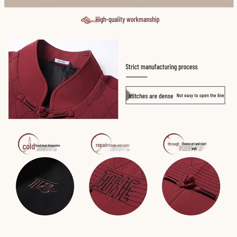 Hengyuanxiang Men's Traditional Chinese Tang Suit Jacket