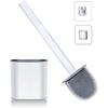 Quick Dry Toilet Brush Brushes Bath Silicone With Soft TPR Brush Brush And Toilet Bracket Trapezoid Bracket