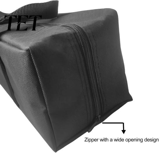 Waterproof Tent Pole Storage Bag with Reinforced Handles, Durable 600D Oxford Carrying Collapsible Camping Case, Large Capacity Carrier for