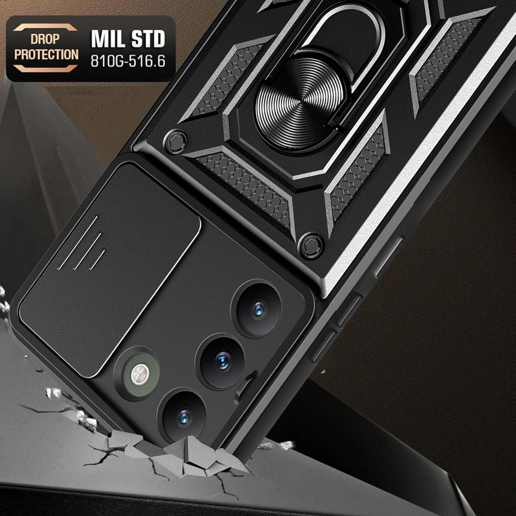 Armor Case For VIVO V40 SE V30 Lite 5G V30 Pro V30E V29 V29E Cover Lens Protection With Ring Magnetic Holder Coque Fundas