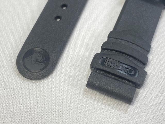 SEIKO DAR7BP 18mm Watch with Urethane Black via Diver's Band