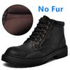 Мужские ботинки Теплые зимние мужские туфли Кожаные Мужские повседневные кроссовки На шнуровке Обувь на платформе Модные Теплые Снежные Мотоциклетные ботинки