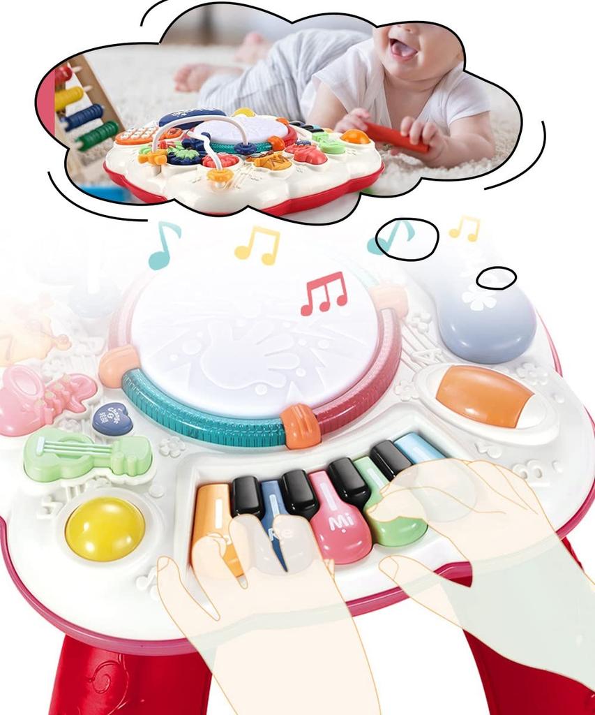 SUPREAL Музыкальная настольная игрушка Обучающая настольная игрушка Пианино Говорящий телефон Развивающая игрушка Подарок на день рождения Игровое оборудование Музыкальный инструмент