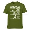 How To Be A Triathlete Funny Triathlon Gift Tshirt Discount Design Tops Tees Cotton Top Tshirts For Unisex Casual