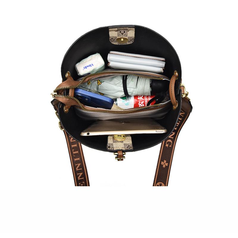 Women's Crossbody Bag, Bucket Bag, High-Quality Light Luxury Style Shoulder Bag, Handbag