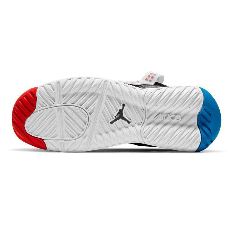 Jordan MA2 Синтетическая кожа Цветной блок Ткань Нескользящие Амортизирующие Износостойкие Низкие Кроссовки для бега Детские кроссовки Черный Синий Красный CZ9708-014