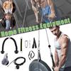 Fitness DIY Pulley Cable Machine Attachment System Arm Biceps Triceps Blaster Hand Strength Trainning Gym Home Workout Equipment
