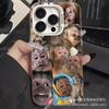 Полноэкранная обезьяна подходит для Apple 15 цветной серебряный iPhone14Pro креативный 11promax матовый 16 защитный чехол 17