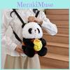 Panda Plush Cute Handheld Avocado Mahjong Gourd Design Backpack Children