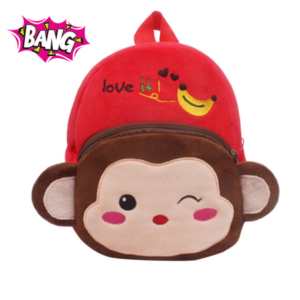 Headdress Children Baby Girls Boys Kids Cute Cartoon Animal Backpack Toddler School Bag