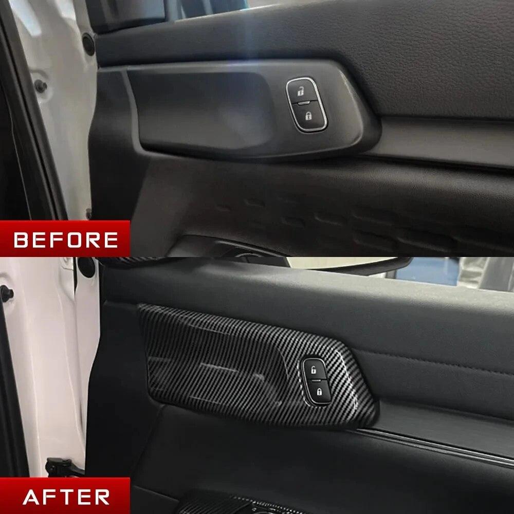 Украшение для салона автомобиля из углеродного волокна для Ford Ranger T9 2023 2024