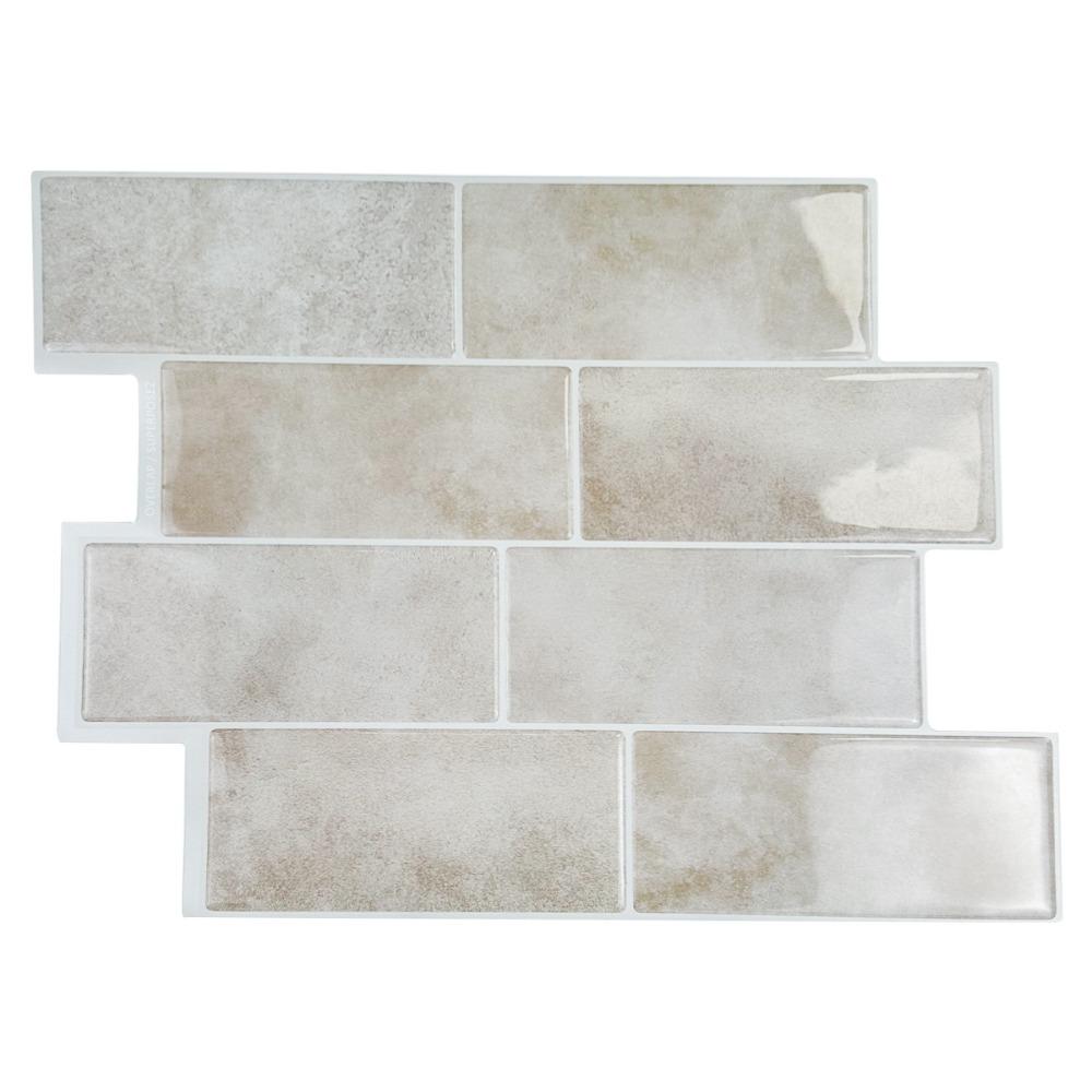 1 шт. ПВХ самоклеящиеся обои DIY наклейка на стену Новая 3D настенная плитка Домашний декор