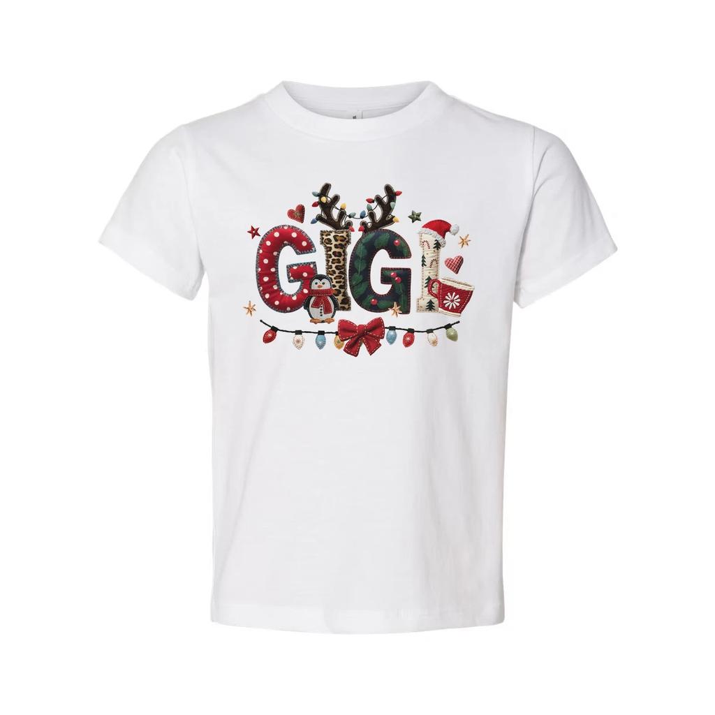 Unisex Christmas Graphic T Shirt With Festive Letter Design And Holiday Decorati