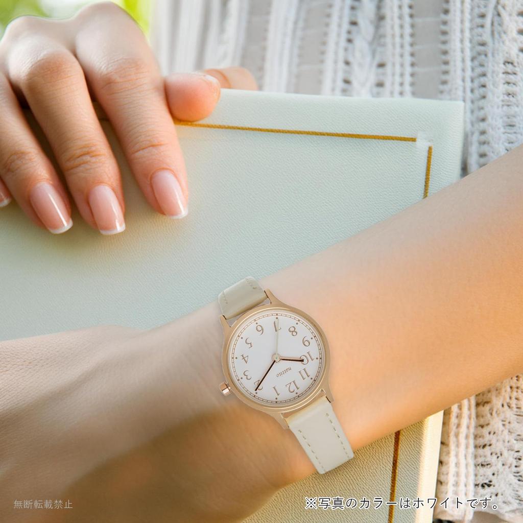 Часы аналоговые кожаный ремешок розовый Rita [Fieldwork] женские JN028-2