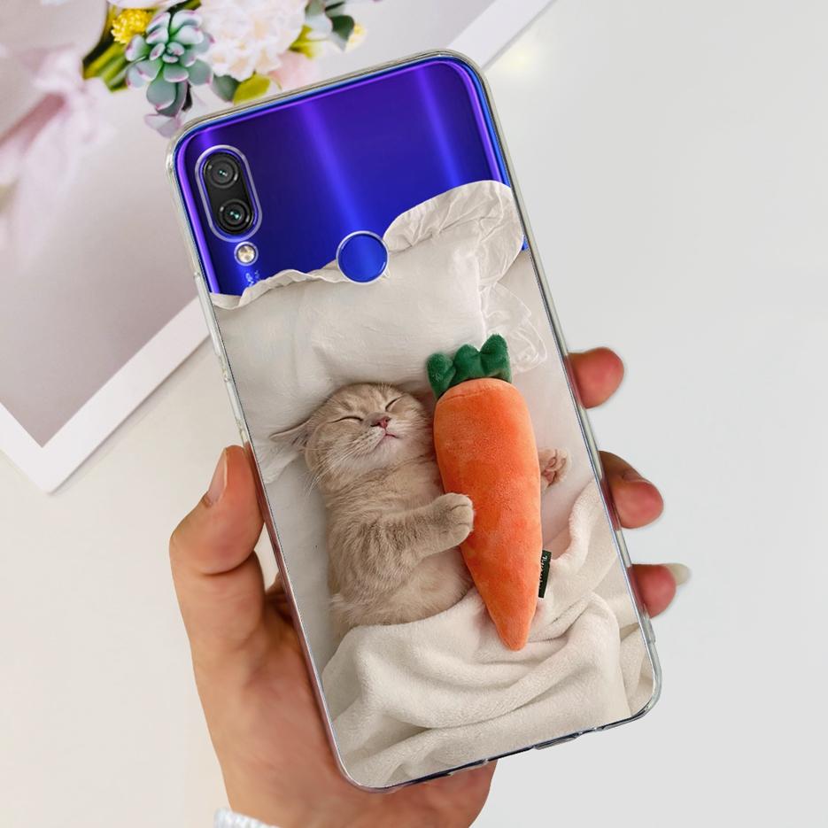 Чехол для Xiaomi Redmi Note 7 Pro Новый Модный Расписной Чехол Прозрачный Силиконовый Мягкий ТПУ Чехол для Телефона Для Redmi 7 Redmi7 Note7 Pro Корпус