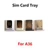 Для Samsung Galaxy A36 Держатель лотка для SIM-карты Запасные части для разъема считывателя SIM-карты