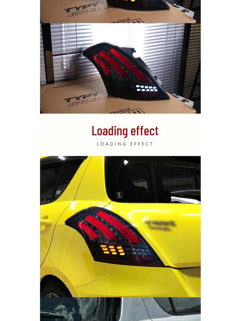 Светодиодная сборка заднего фонаря для Suzuki Swift 2005-2016 гг. с ДХО и поворотниками