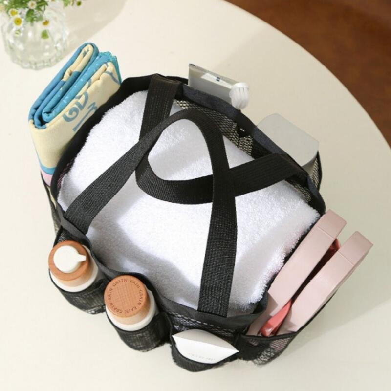 Camping Swimming Mesh Bath Bag Mesh Wash Pouch WCFBD34