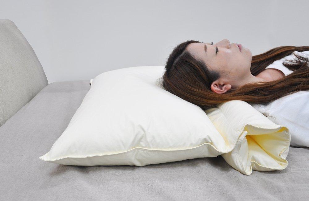 Складная подушка BOMA с белой наволочкой (ОКМВХ) для гостиниц и постоялых дворов