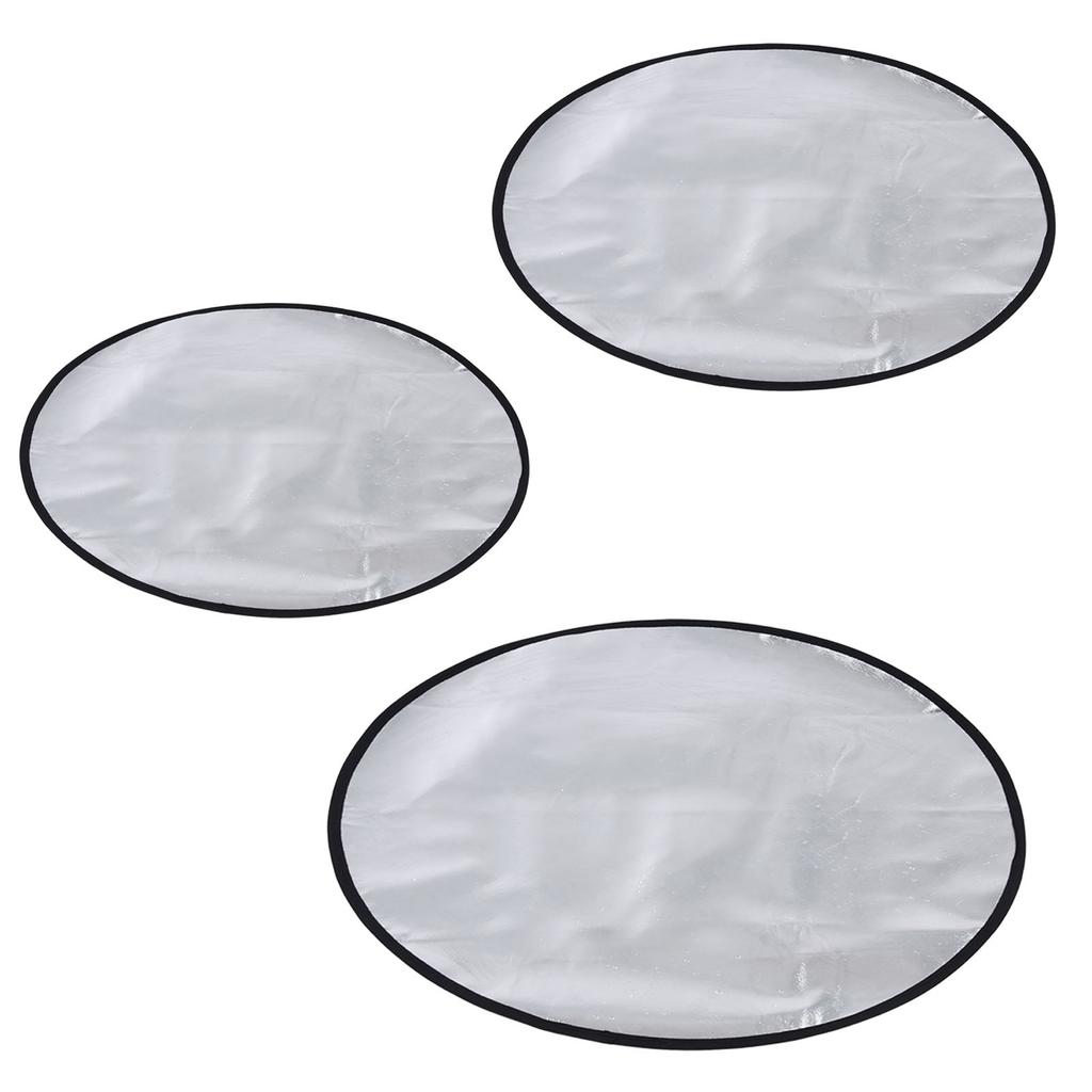 Термостойкий коврик для костра, защитный коврик для гриля и патио, двусторонний круглый коврик для газона для кемпинга на открытом воздухе