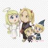 Thermal Sticker Patch On Clothing Edward Elric Vetor Edward Elric Alphonse Elric Iron On Patch For T-Shirt Dress DIY Washable A-Level Applique