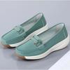 Кожаные дизайнерские новые женские туфли на плоской подошве больших размеров 35-43 повседневные кроссовки Mom Light модные удобные прогулочные туфли для женщин