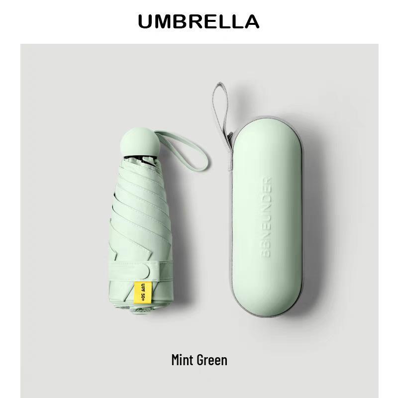 50% скидка на женский портативный солнцезащитный зонт - Защита от УФ-лучей, Ручное складывание, Зонт от дождя и солнца
