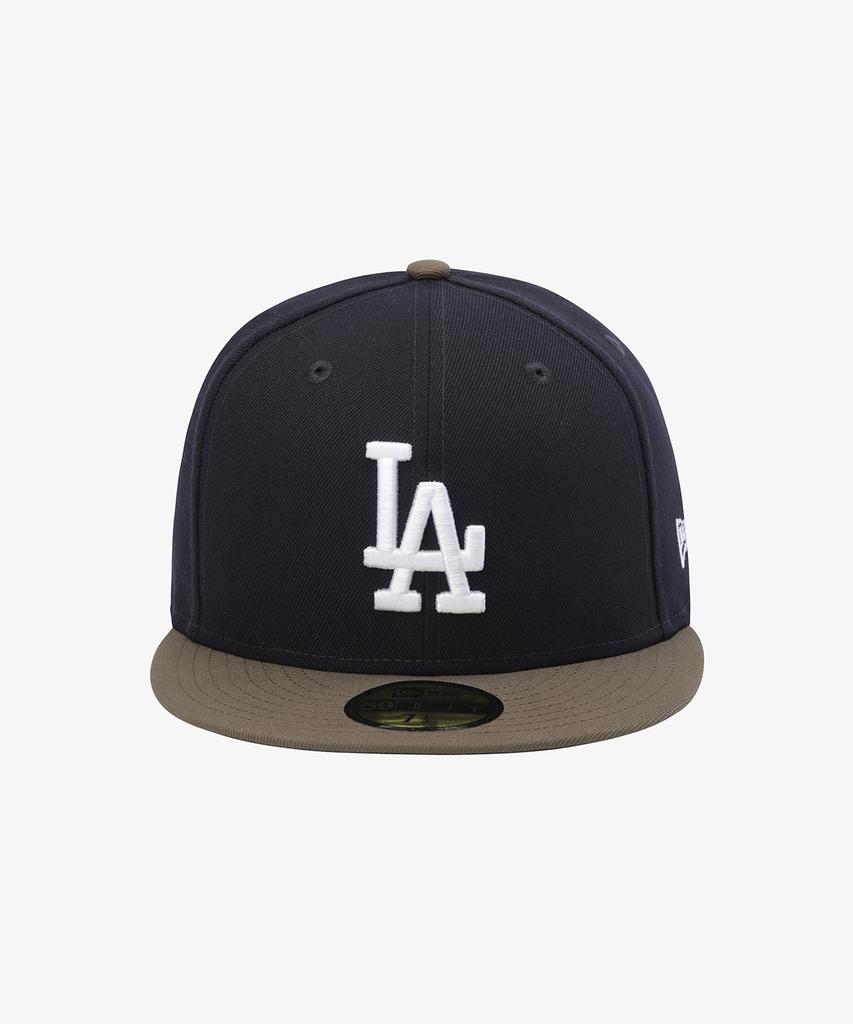 New Era Кепка MLB La Dodgers Базовая Приталенная Темно-синий/Мох 15131701