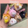 Sunflower Seeds Cracking Milk Tea Mouse Cartoon Plush Keyring Accessories Kids