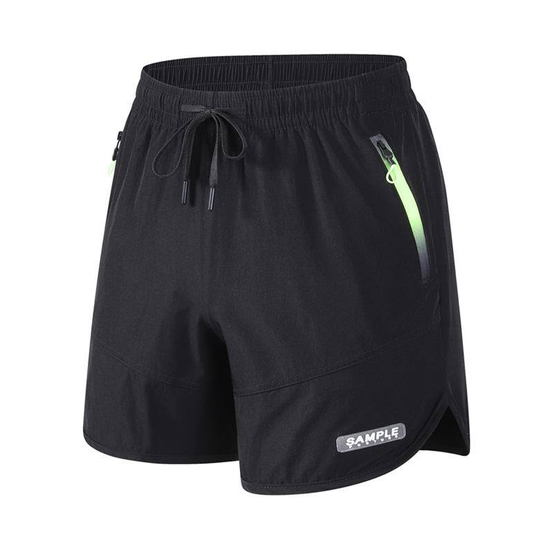 Men's Quick-Dry Ice Silk Sports Shorts - Plus Size, Casual Beach Fitness & Running Pants