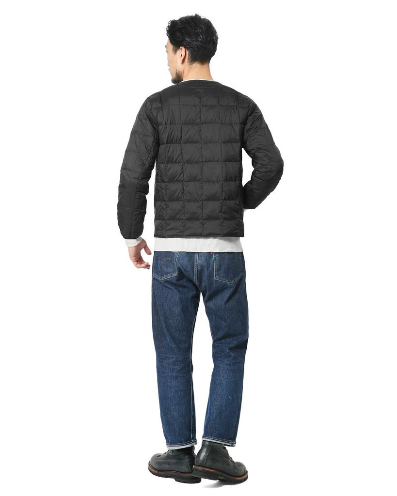 Мужская куртка с круглым вырезом на пуговицах, пуховик, размер XL, TAION-104, бежевый,