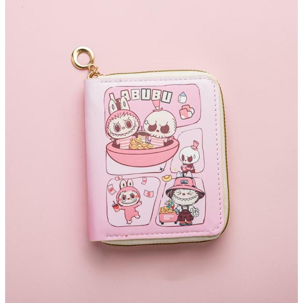 Small Wallet Short Kabibara Folding Card Bag Student Small Multi-ID Wallet