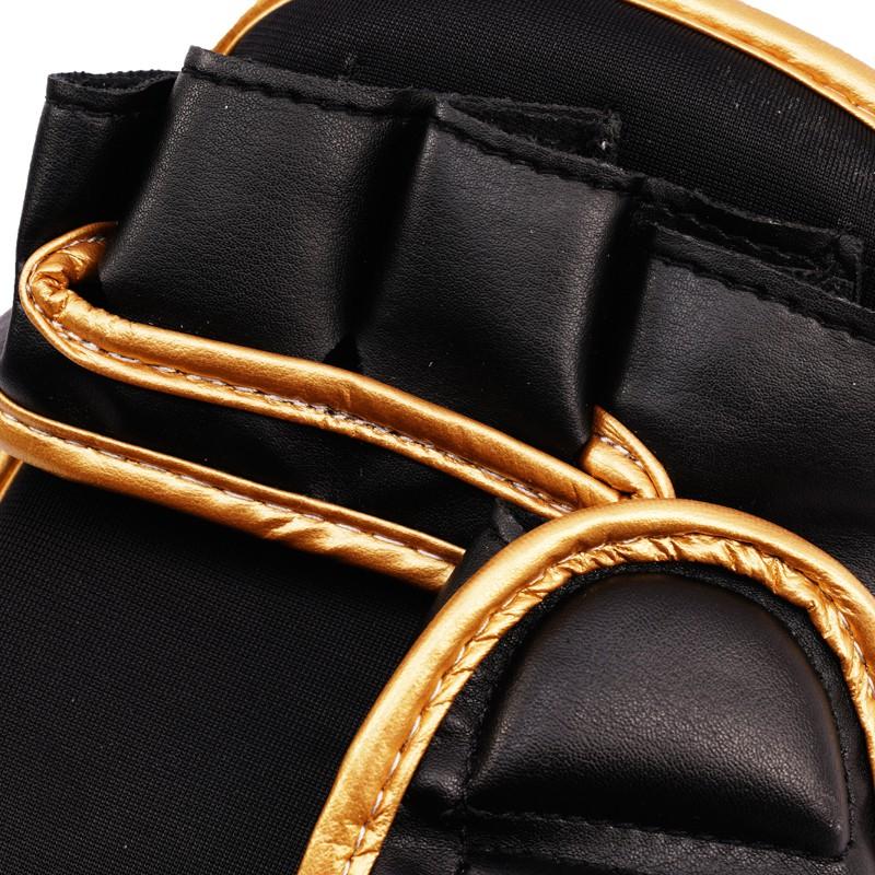 StormCloud Lynx MMA Sparring Gloves Black/Gold 7oz XL