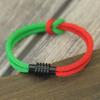 Noter Stylish Christmas String Bracelet Men Women Grade A 4mm Cord Red Green Bicolor Charm Braslet Versatile Accessories Joias