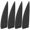 4Pcs Surfboard Fin Set Plastic Surf SUP Fins for Long Board Paddle Board Surfboard Tail