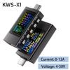 KWS-2303C Type-C Зарядное устройство Детектор напряжения Двунаправленный измеритель мощности тока Тестер зарядки мобильного телефона DC 4~30V 0~12A Вольтметр